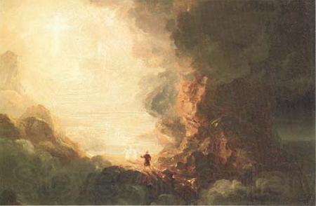 Thomas Cole Study for The Cross and the World:The Pilgrim of the Cross at the End of His Journey (mk13) Germany oil painting art